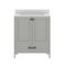 Merrick Lane Argos Single Sink Bathroom Vanity with Undermount Basin, Soft-Close Cabinet, Easy-Glide Drawer, and Carrara Marble Finish Countertop